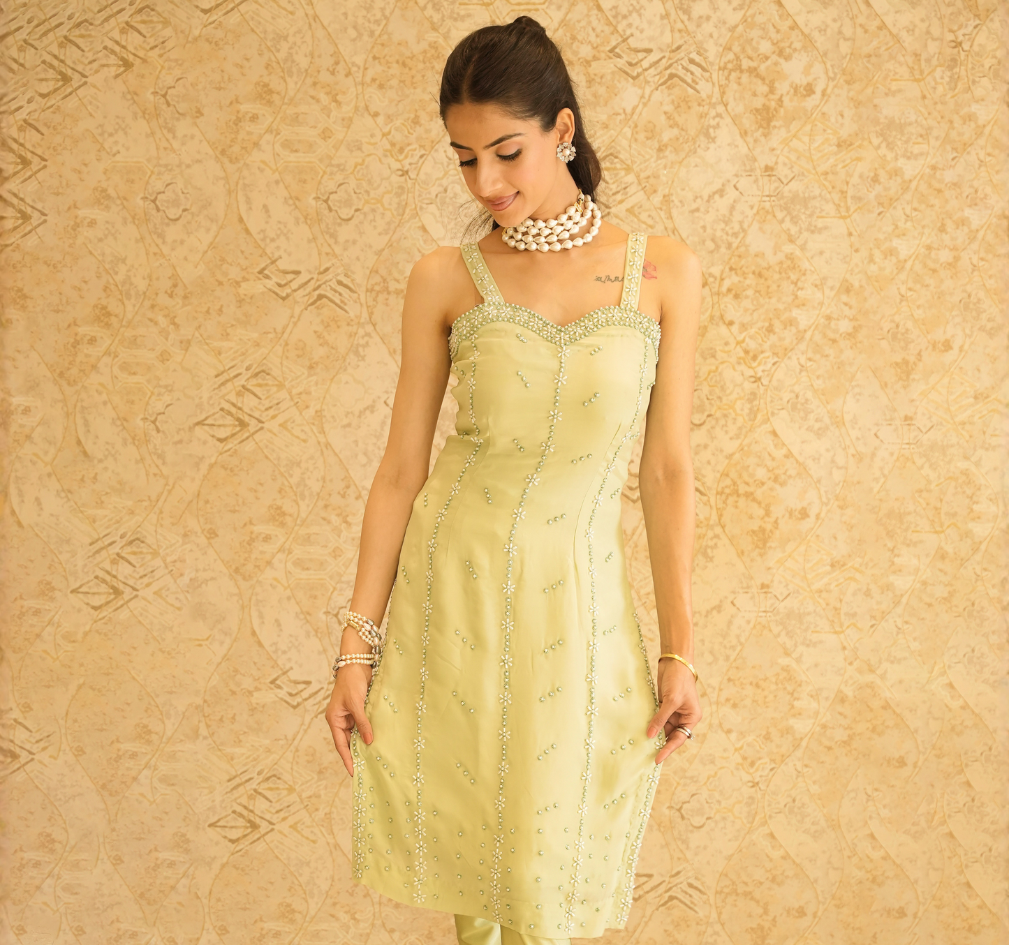 Pistachio Pearl Elegance