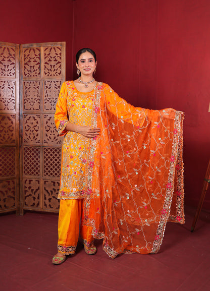Marigold Radiance Kurta Set