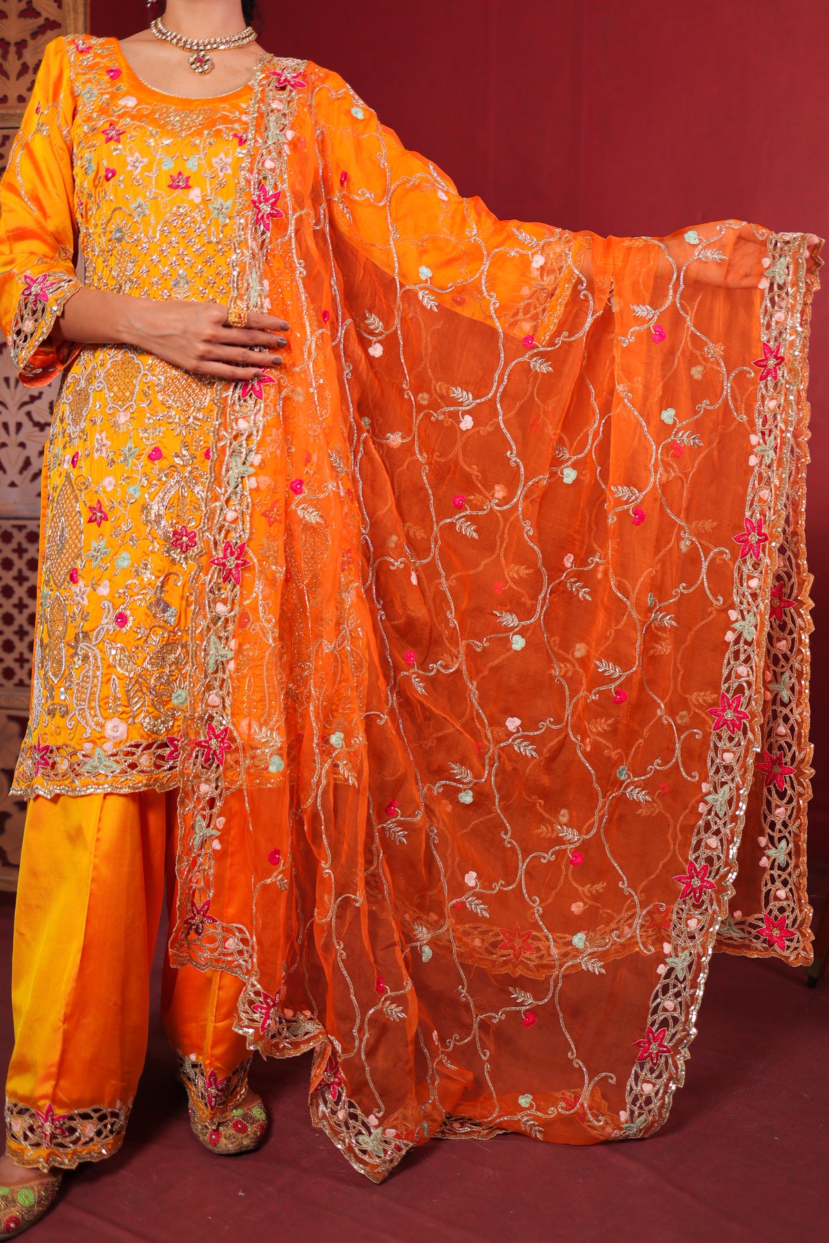 Marigold Radiance Kurta Set