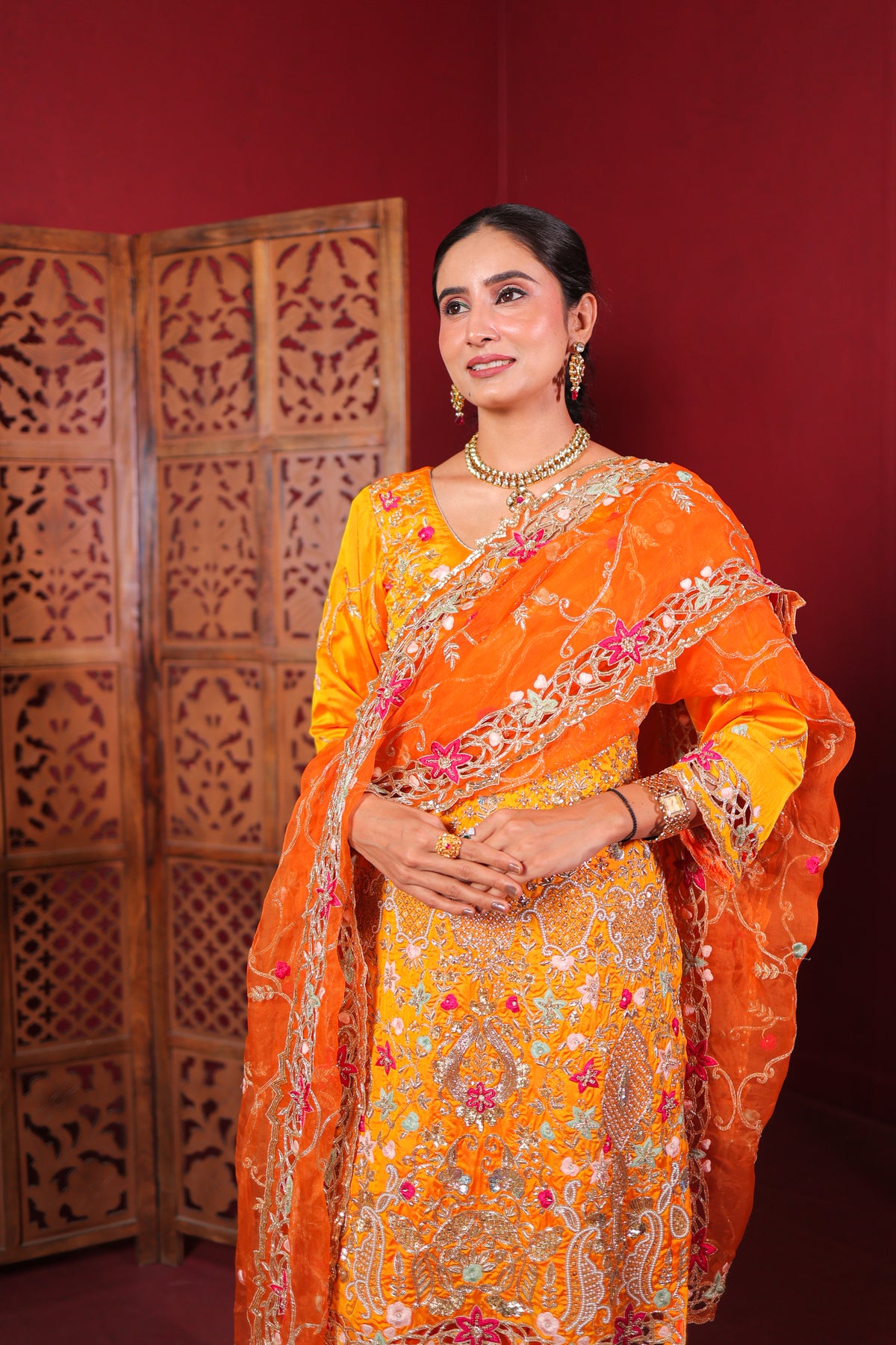 Marigold Radiance Kurta Set
