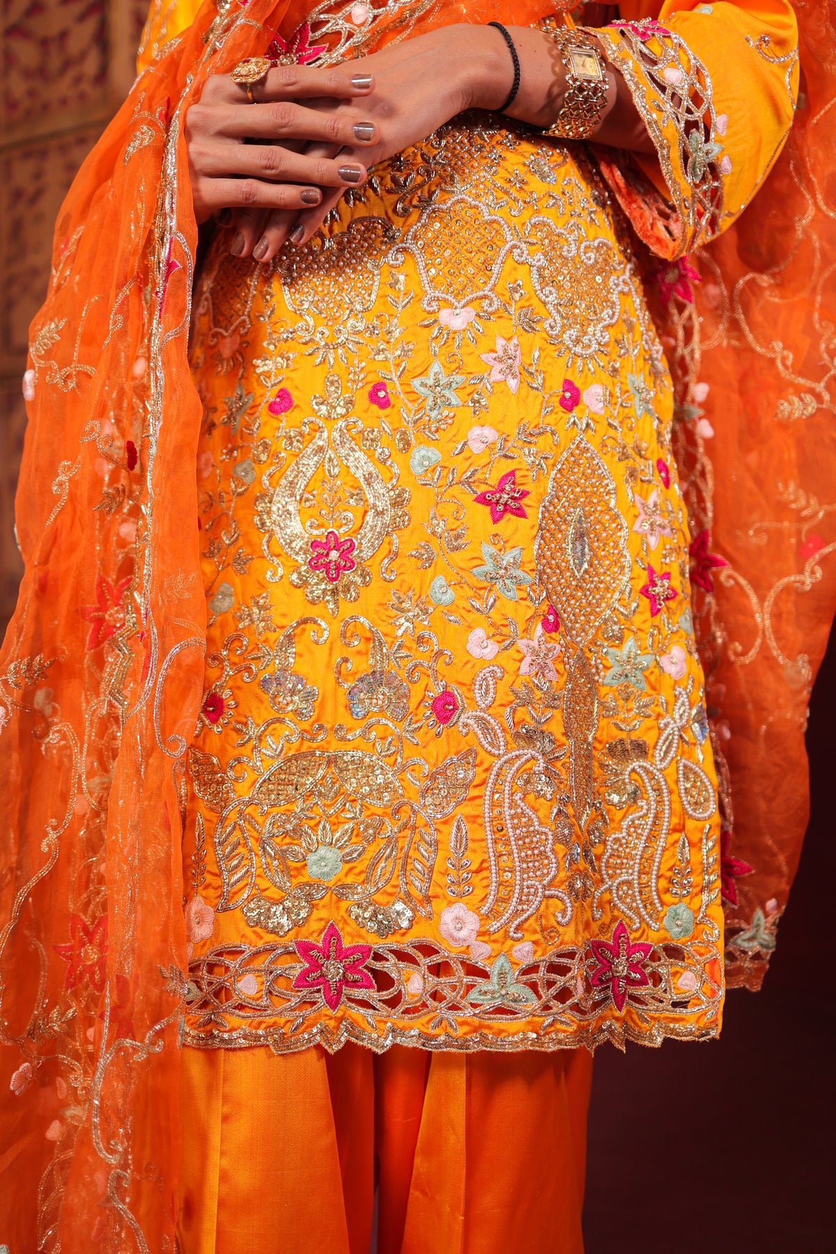 Marigold Radiance Kurta Set