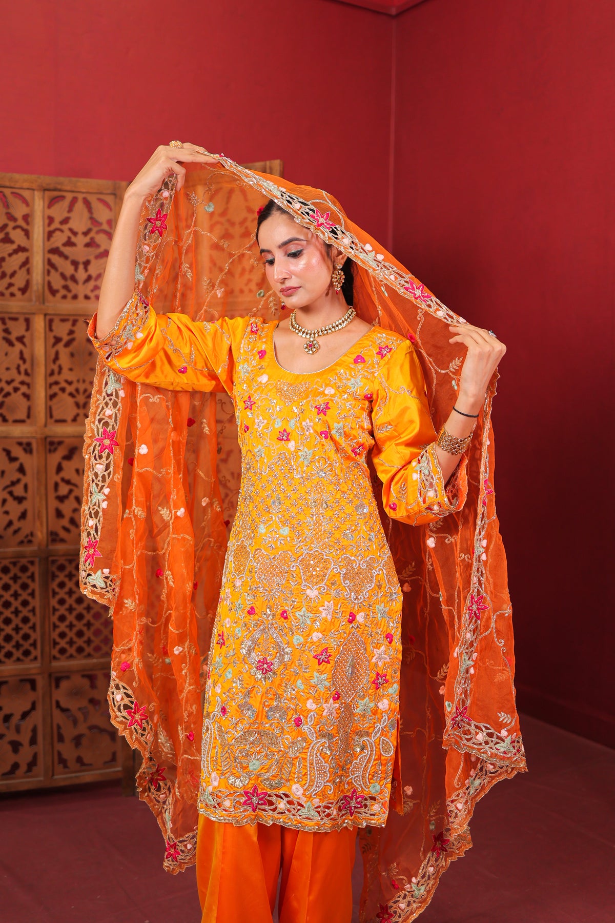 Marigold Radiance Kurta Set