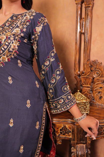 Slate Noir Kurta Set
