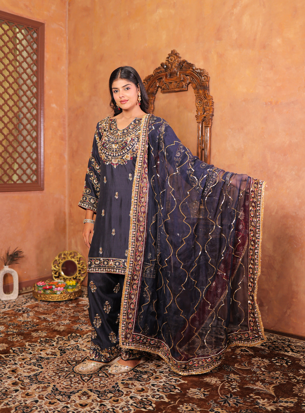 Slate Noir Kurta Set