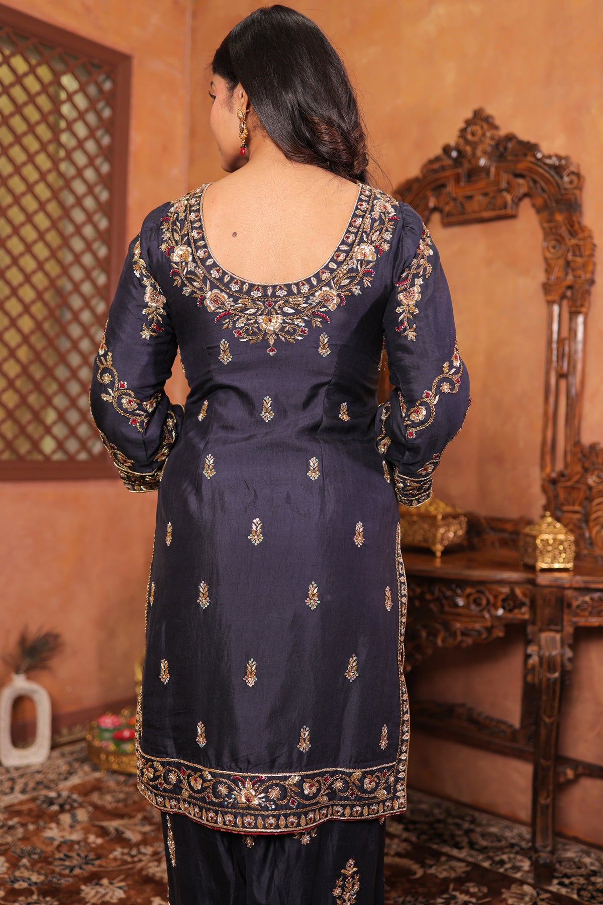 Slate Noir Kurta Set