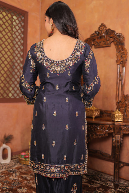 Slate Noir Kurta Set