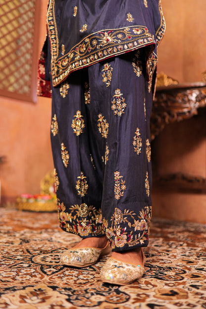 Slate Noir Kurta Set