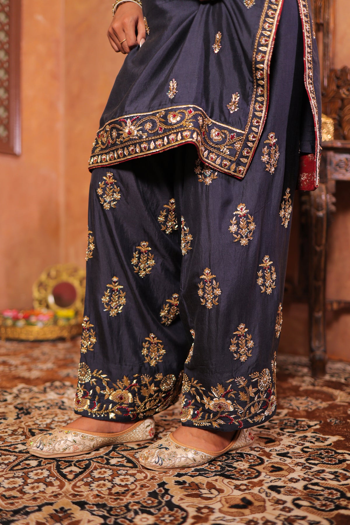 Slate Noir Kurta Set