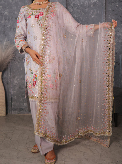 Steel Grey Heirloom Kurta Set