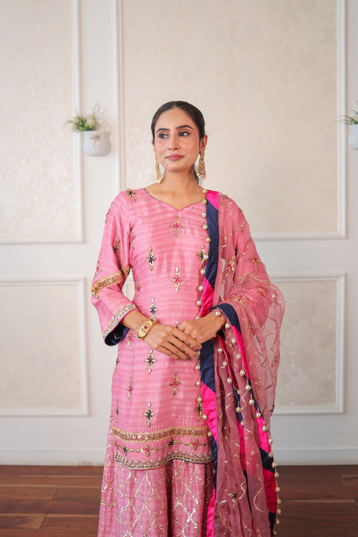 Blush Kiran Sharara Set