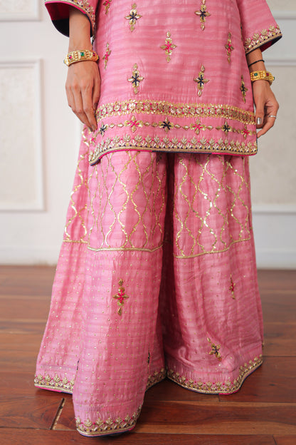 Blush Kiran Sharara Set