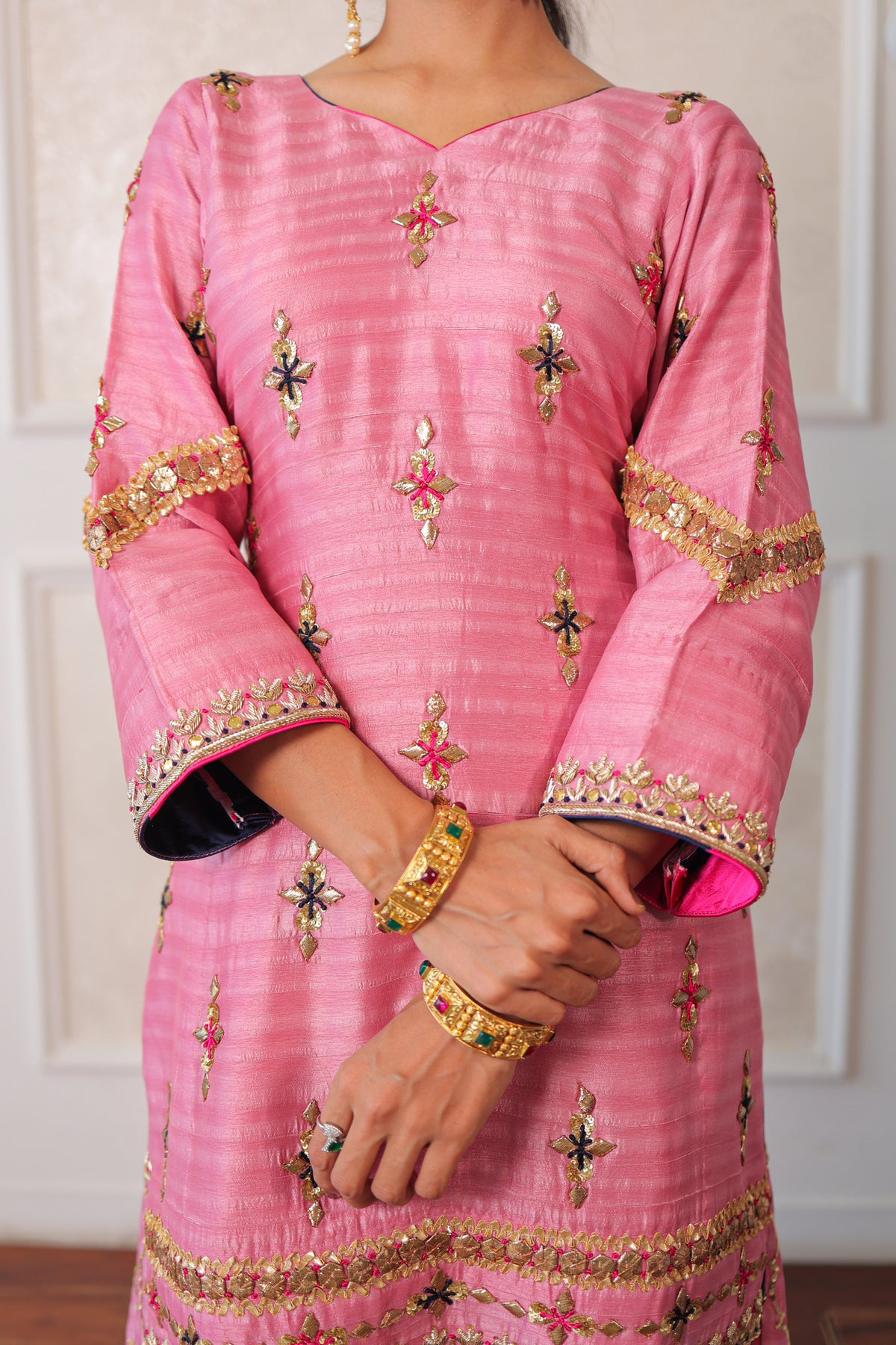Blush Kiran Sharara Set