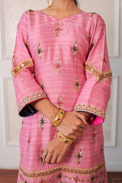 Blush Kiran Sharara Set