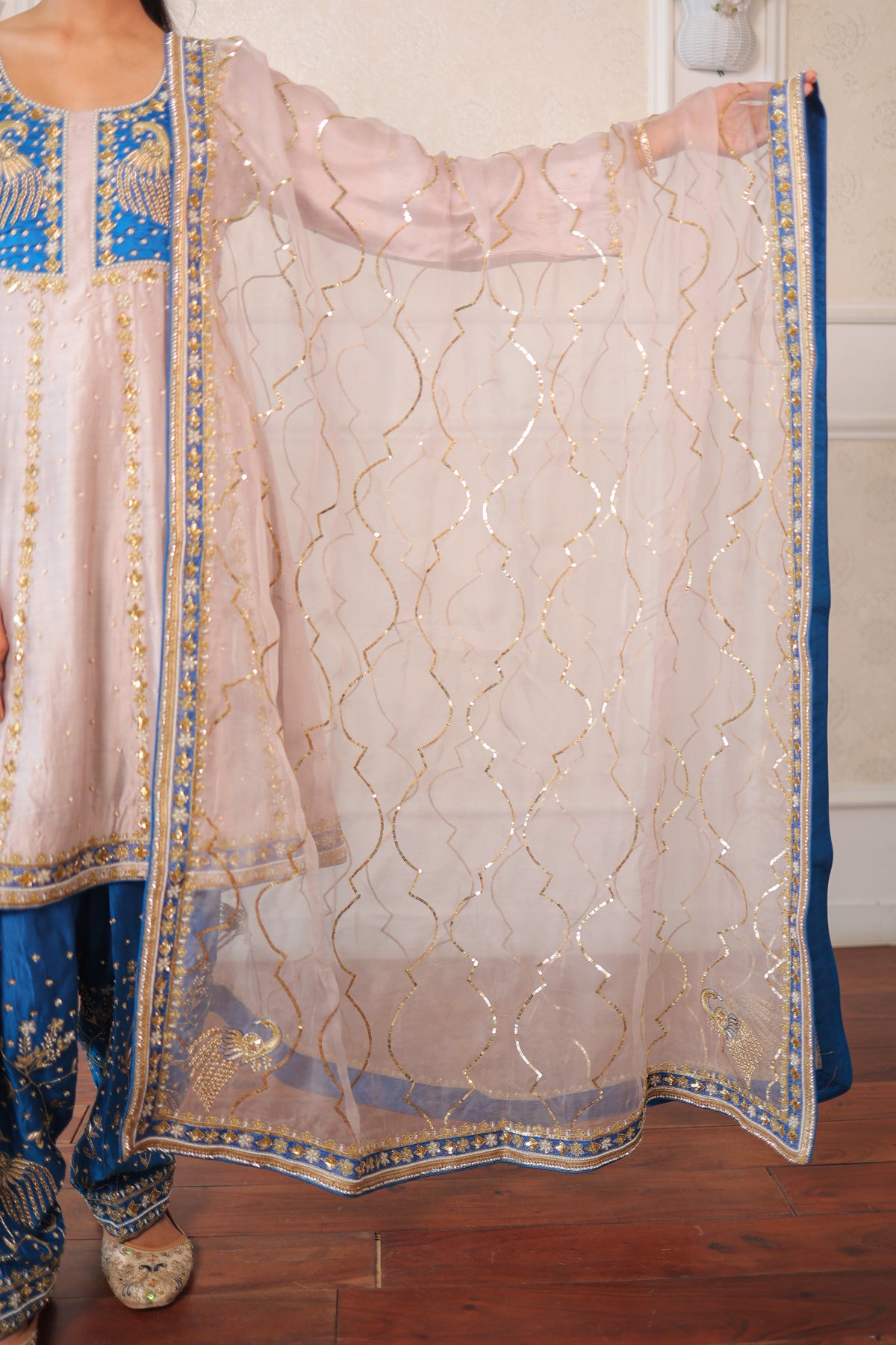 Mauve Peacock Salwar Set