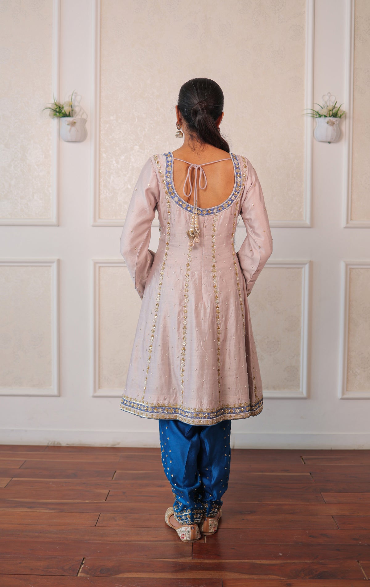 Mauve Peacock Salwar Set