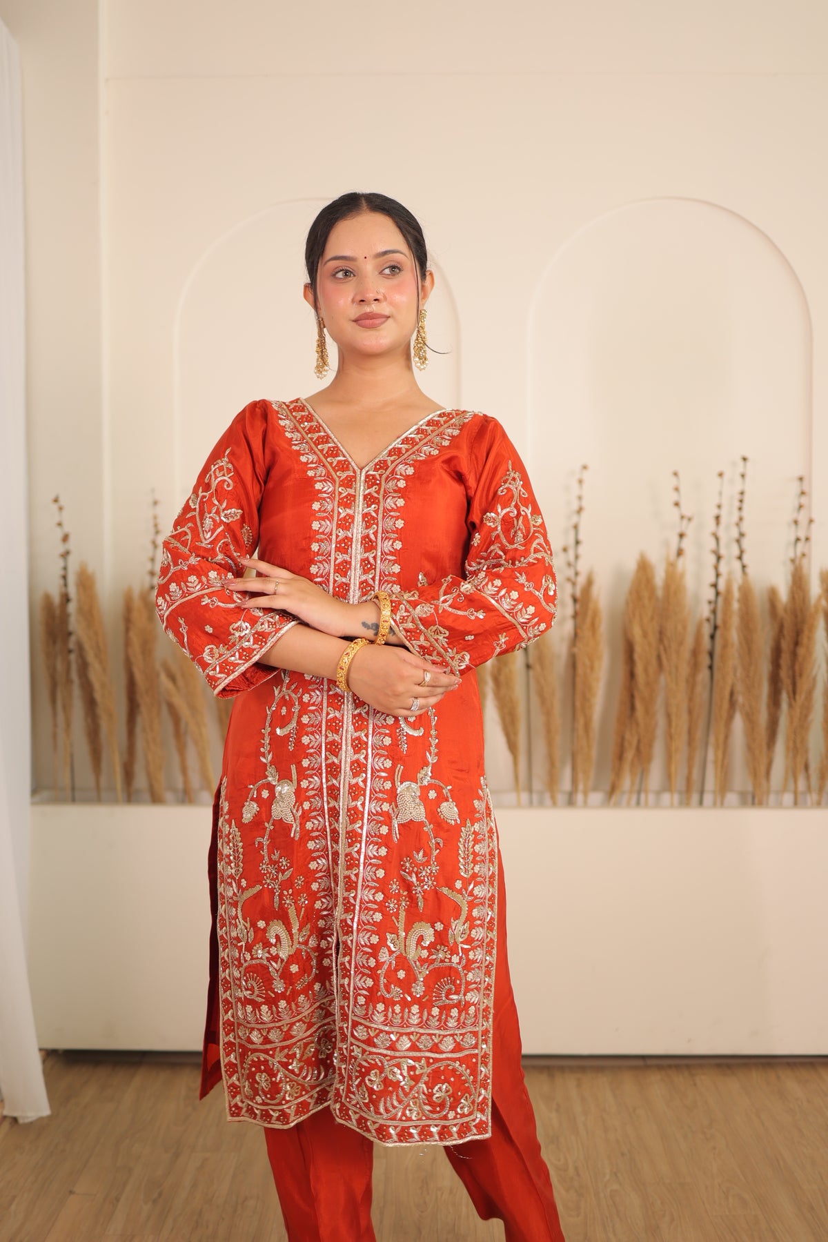 Rustic Vine Kurta Set