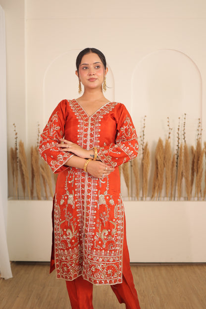Rustic Vine Kurta Set