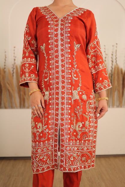 Rustic Vine Kurta Set