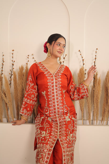 Rustic Vine Kurta Set