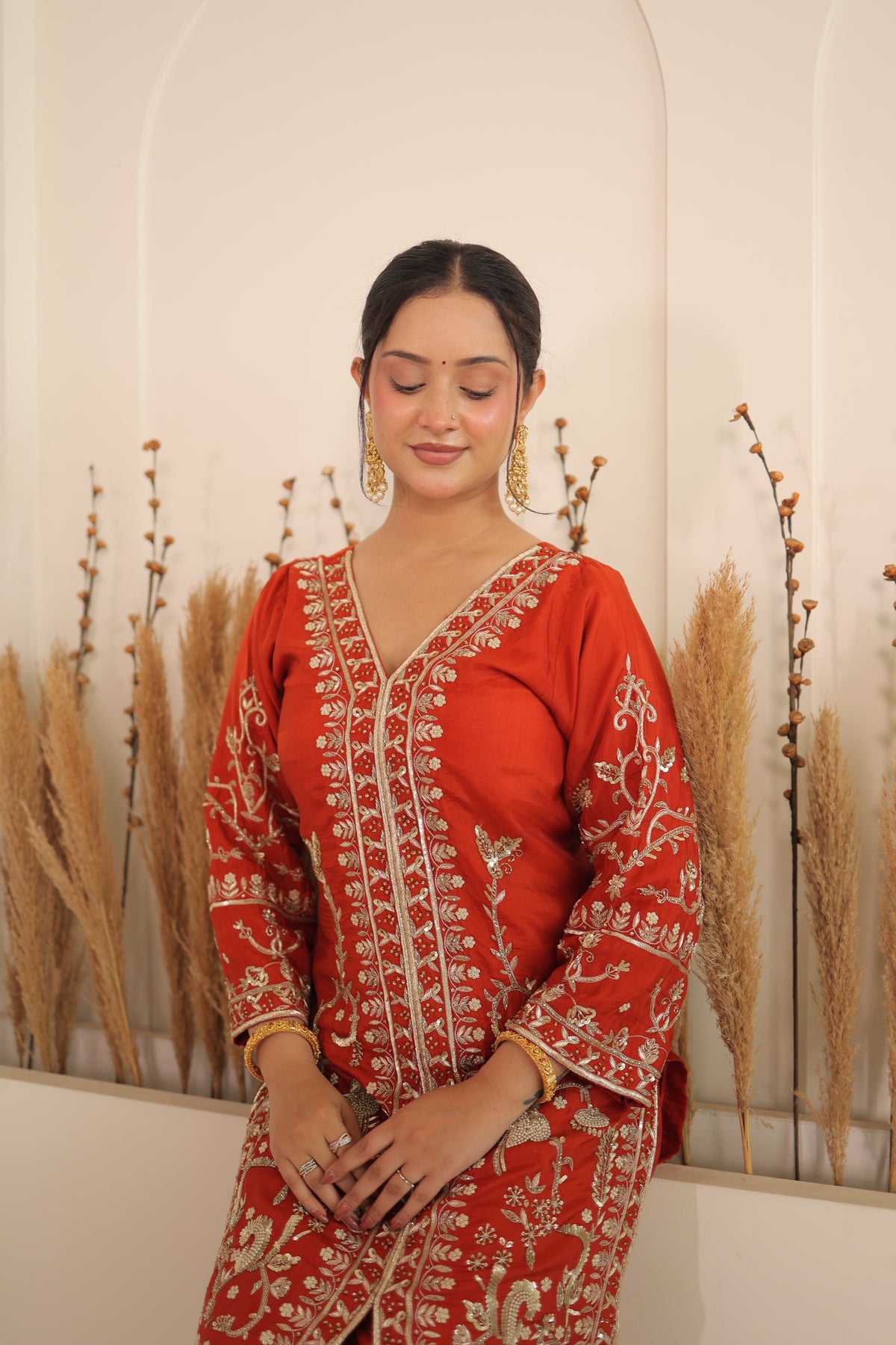 Rustic Vine Kurta Set