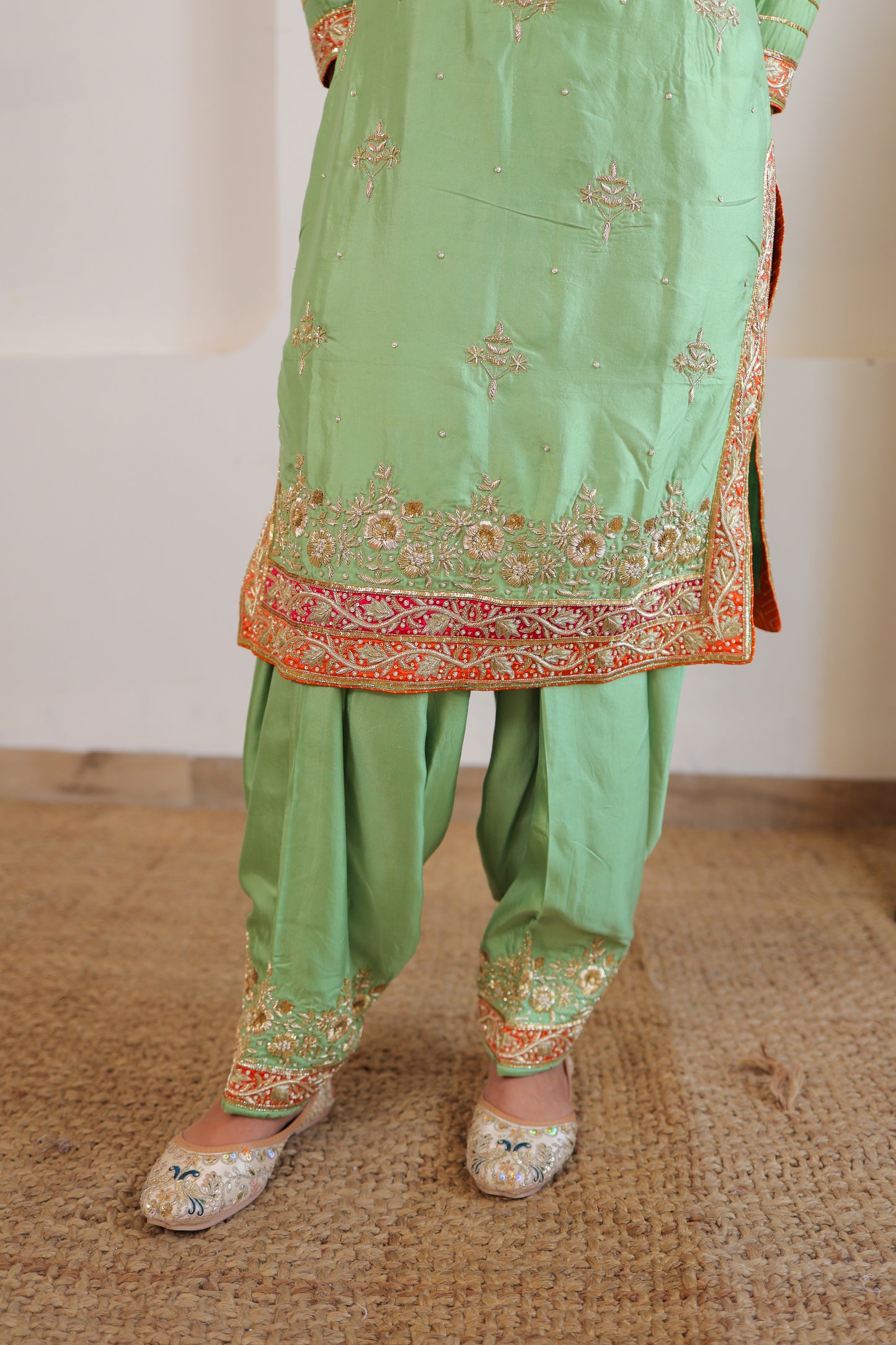 Pistachio Green Pant Suit