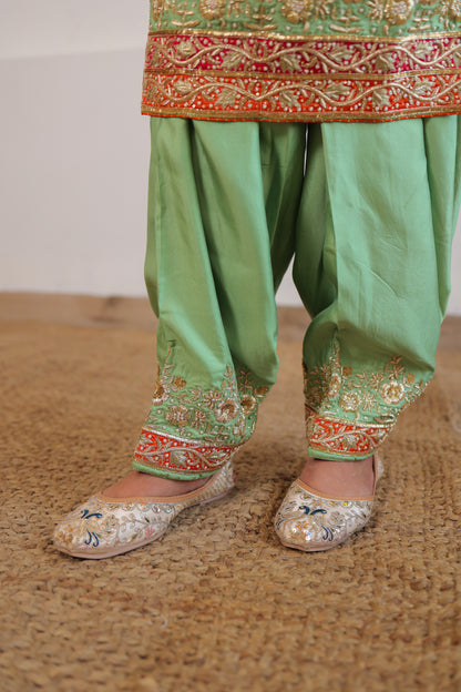 Pistachio Green Pant Suit