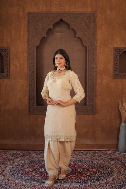Champagne Salwar Suit