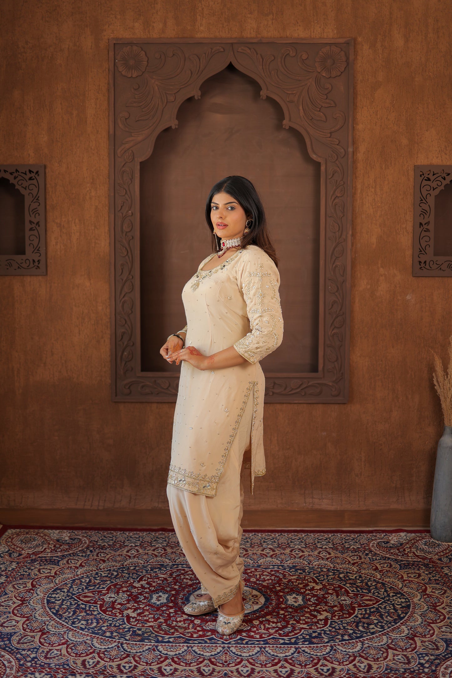 Champagne Salwar Suit
