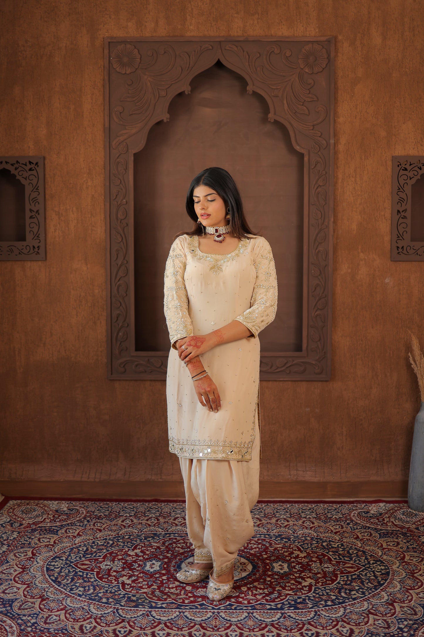 Champagne Salwar Suit