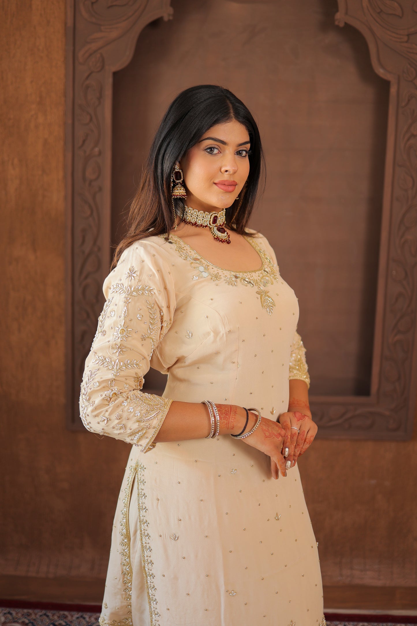 Champagne Salwar Suit