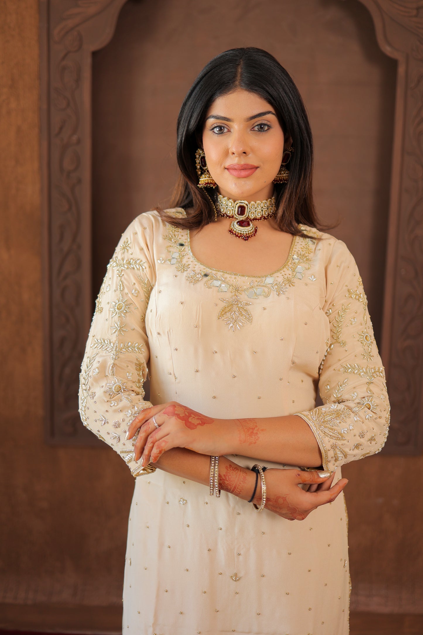 Champagne Salwar Suit