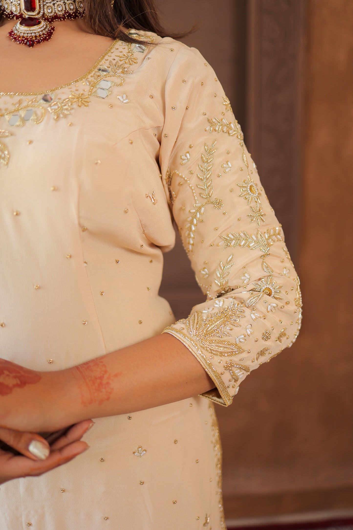Champagne Salwar Suit