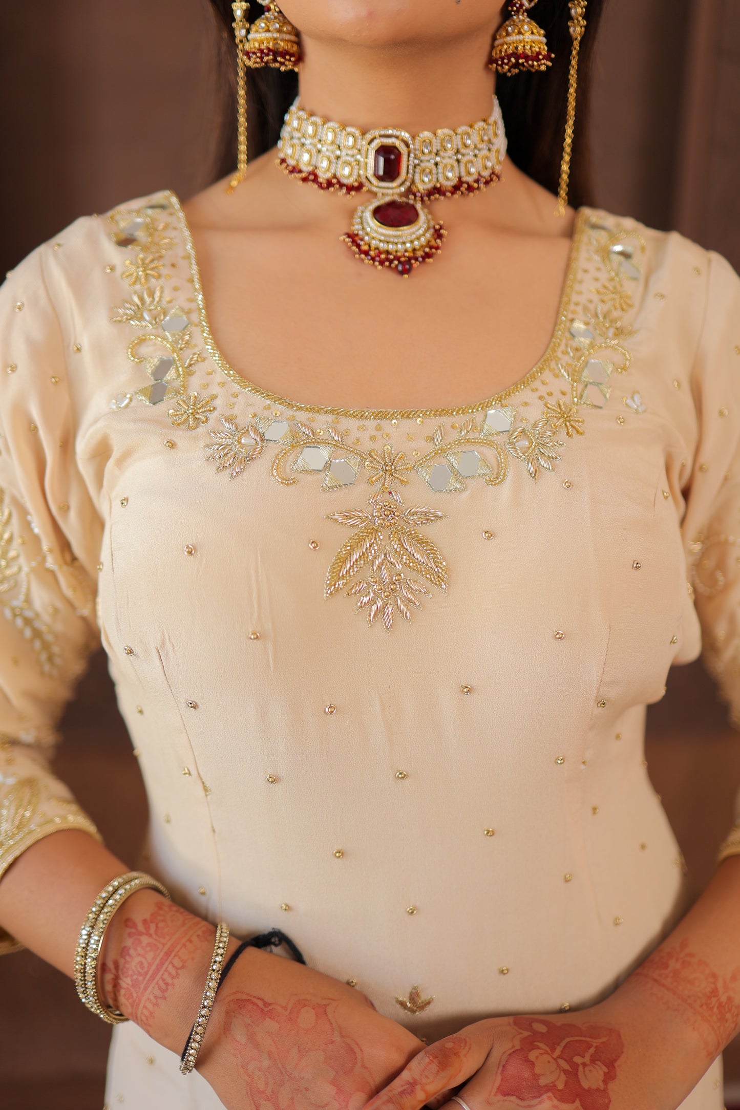 Champagne Salwar Suit