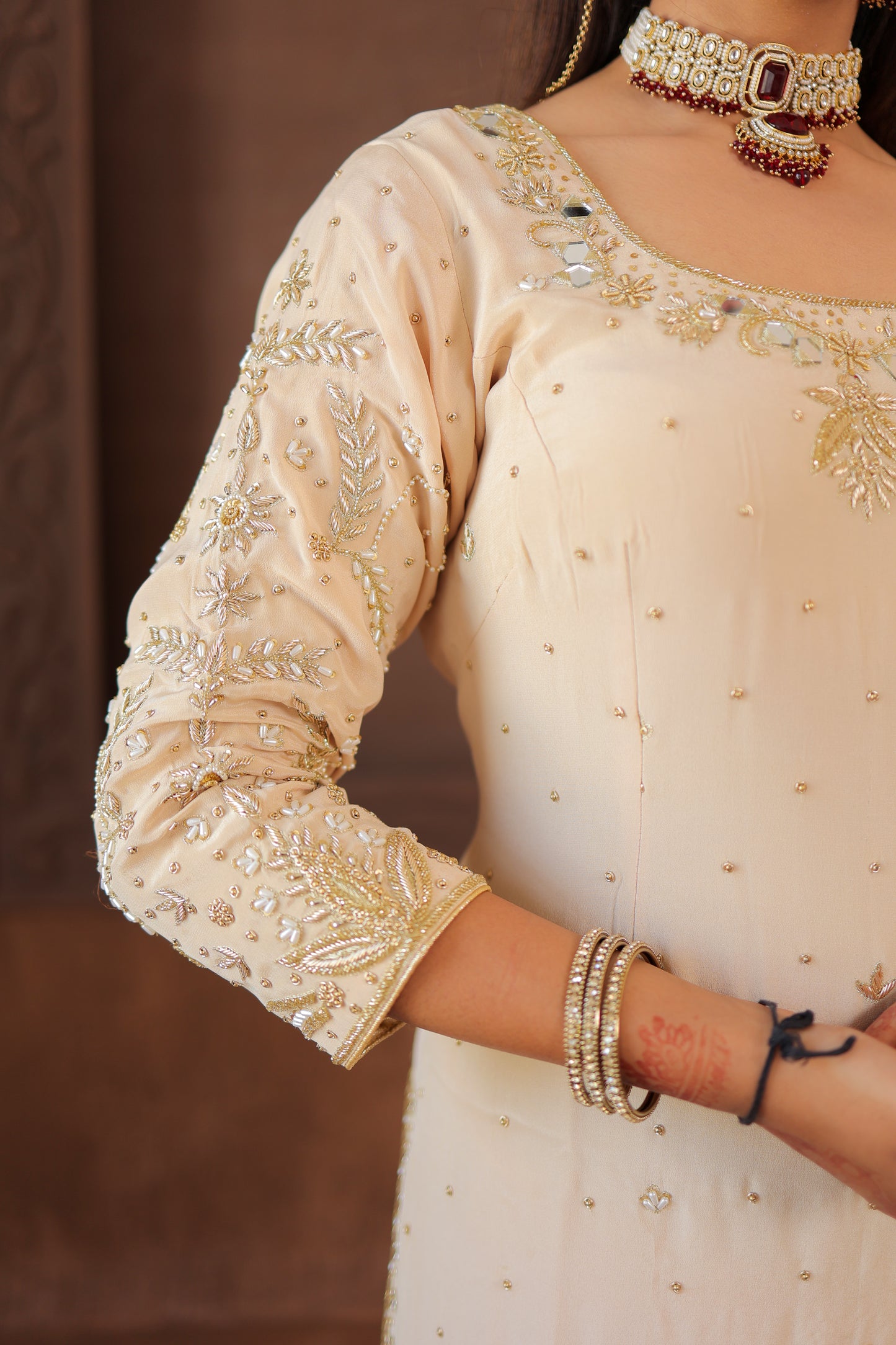 Champagne Salwar Suit