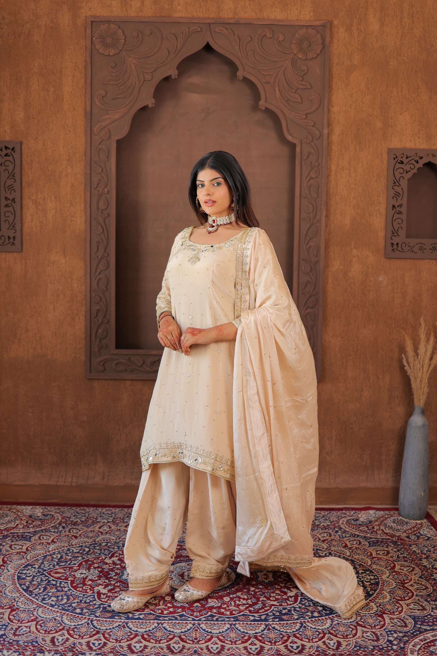 Champagne Salwar Suit