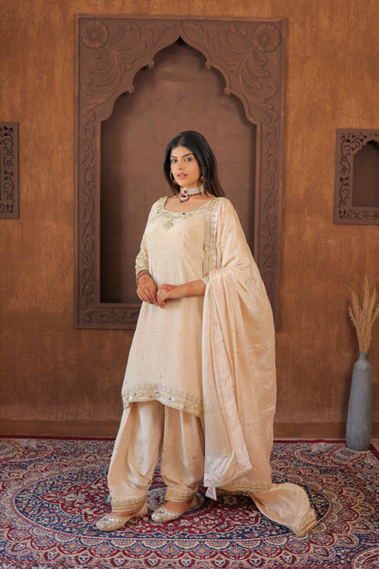 Champagne Salwar Suit