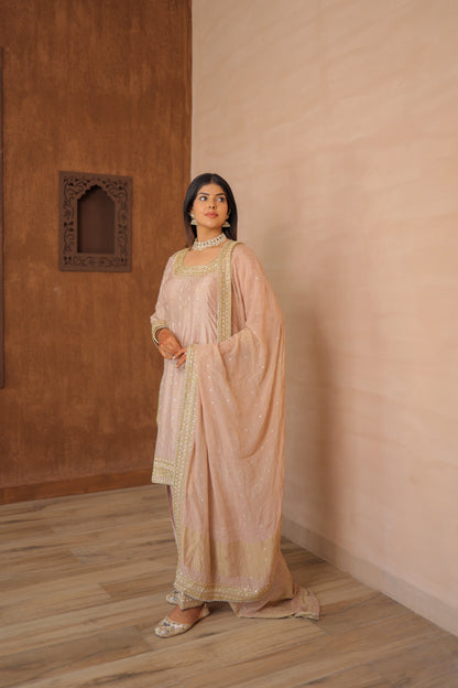 Wheat Beige Straight Suit