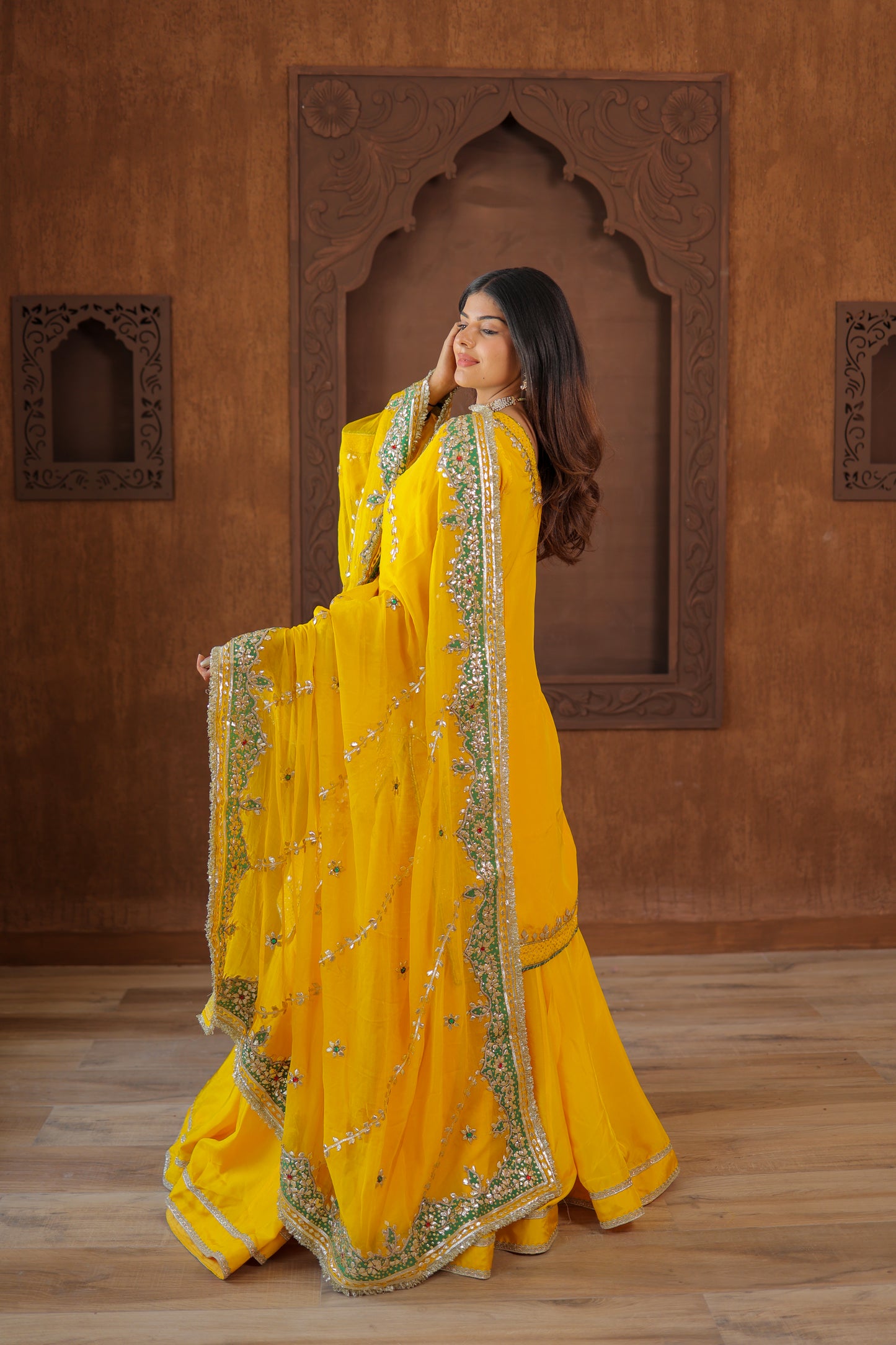 Sunshine Yellow Anarkali