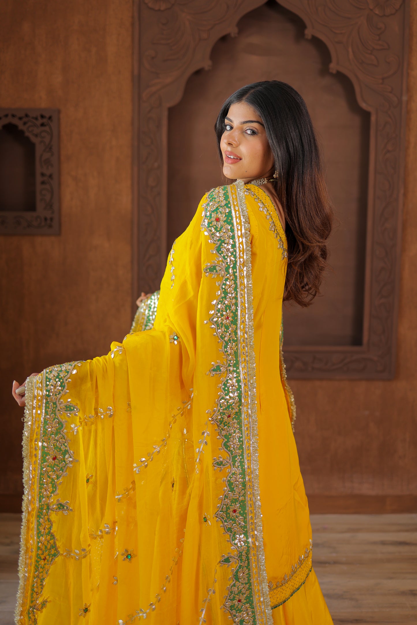 Sunshine Yellow Anarkali