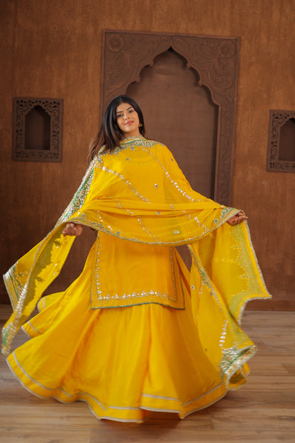 Sunshine Yellow Anarkali
