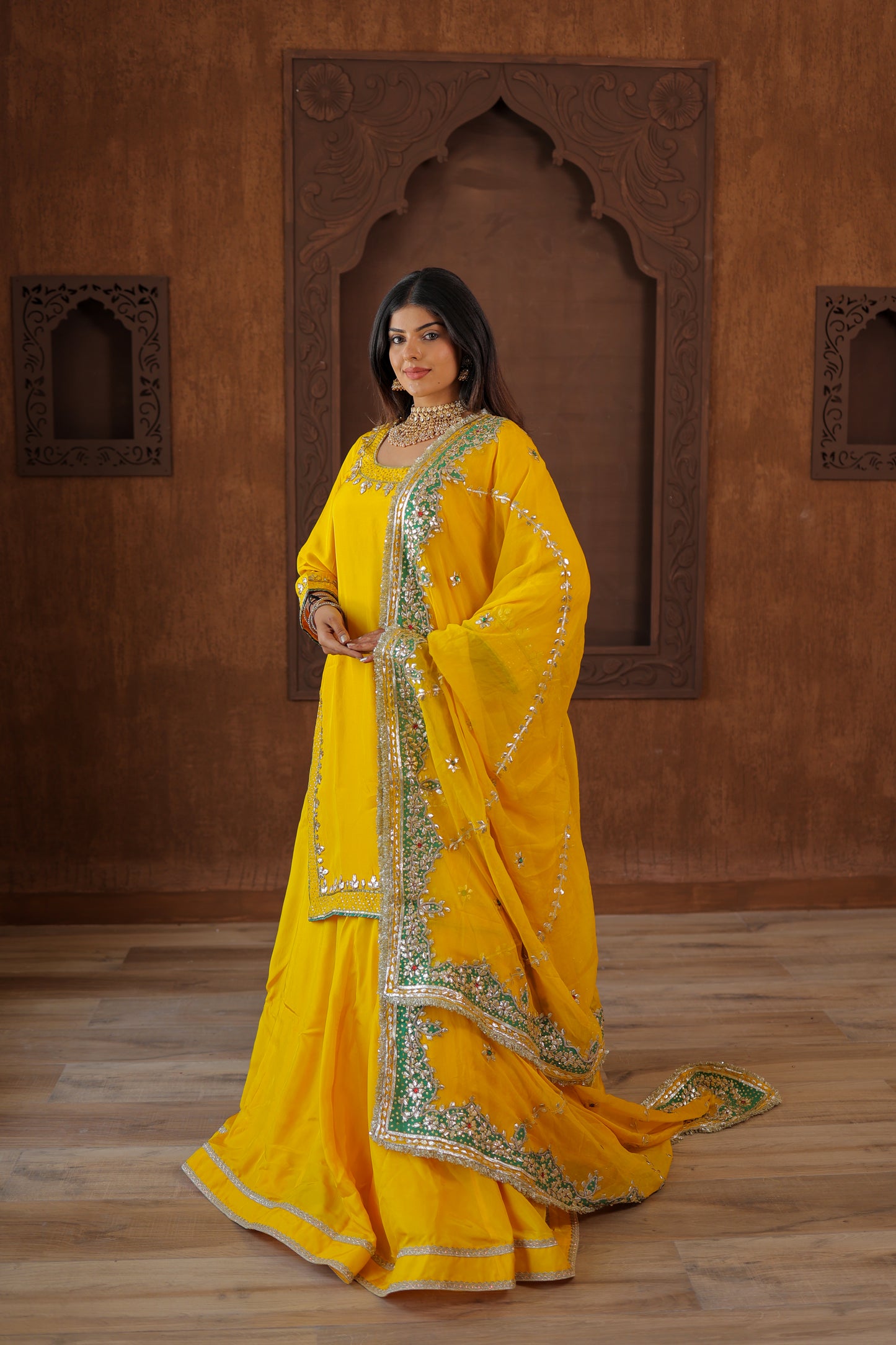 Sunshine Yellow Anarkali