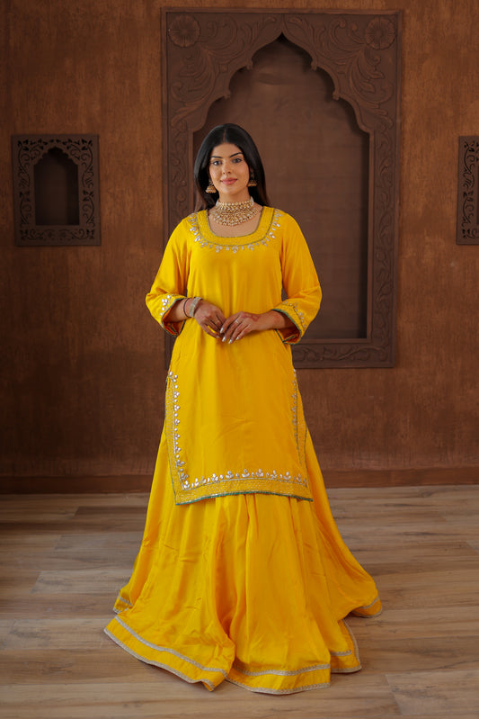 Sunshine Yellow Anarkali