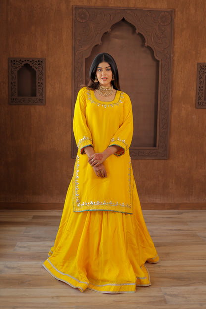 Sunshine Yellow Anarkali