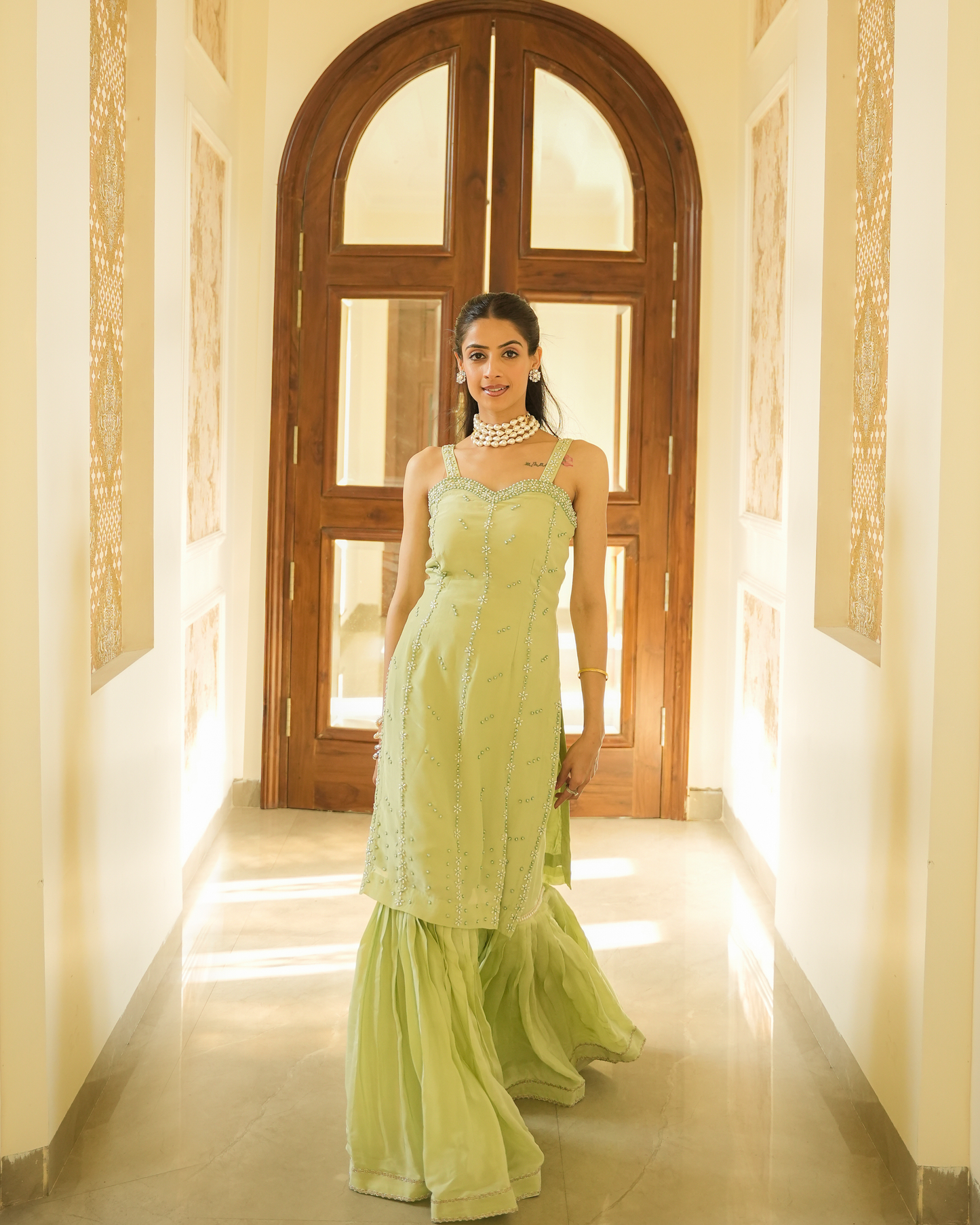Pistachio Pearl Elegance