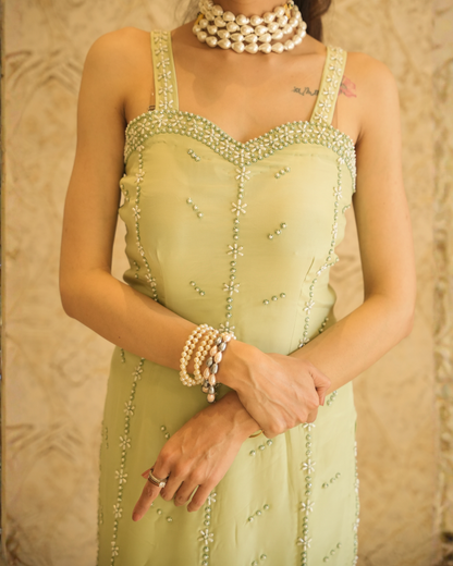 Pistachio Pearl Elegance
